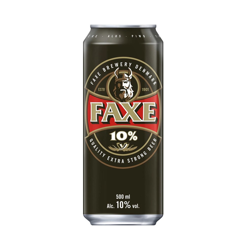 FAXE DANISH LAGER BEER 10%