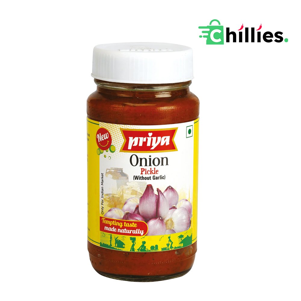 CL1306 Priya Onion Pickle 300g Chillies Malta
