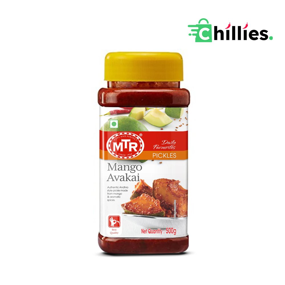 CL1340 MTR Mango Avakai Pickle 400g Chillies Malta