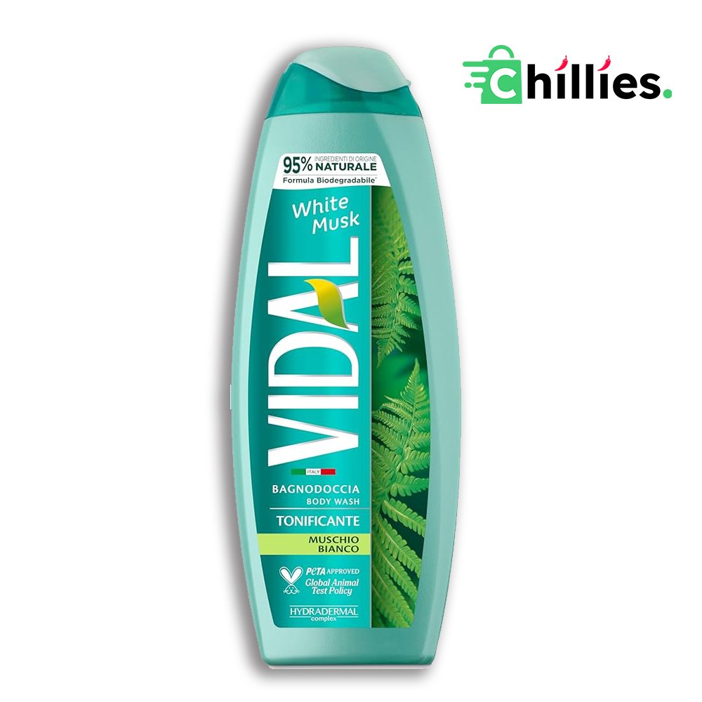 CL1428 Vidal White Musk Body wash Shampo 500ml
